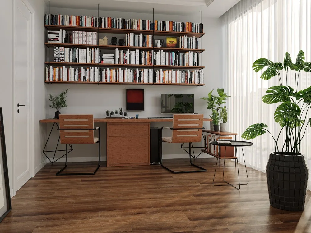 Кварцвиниловая плитка Cronafloor клеевая Wood Дуб Регин W LVT 017 1200×180×2,5
