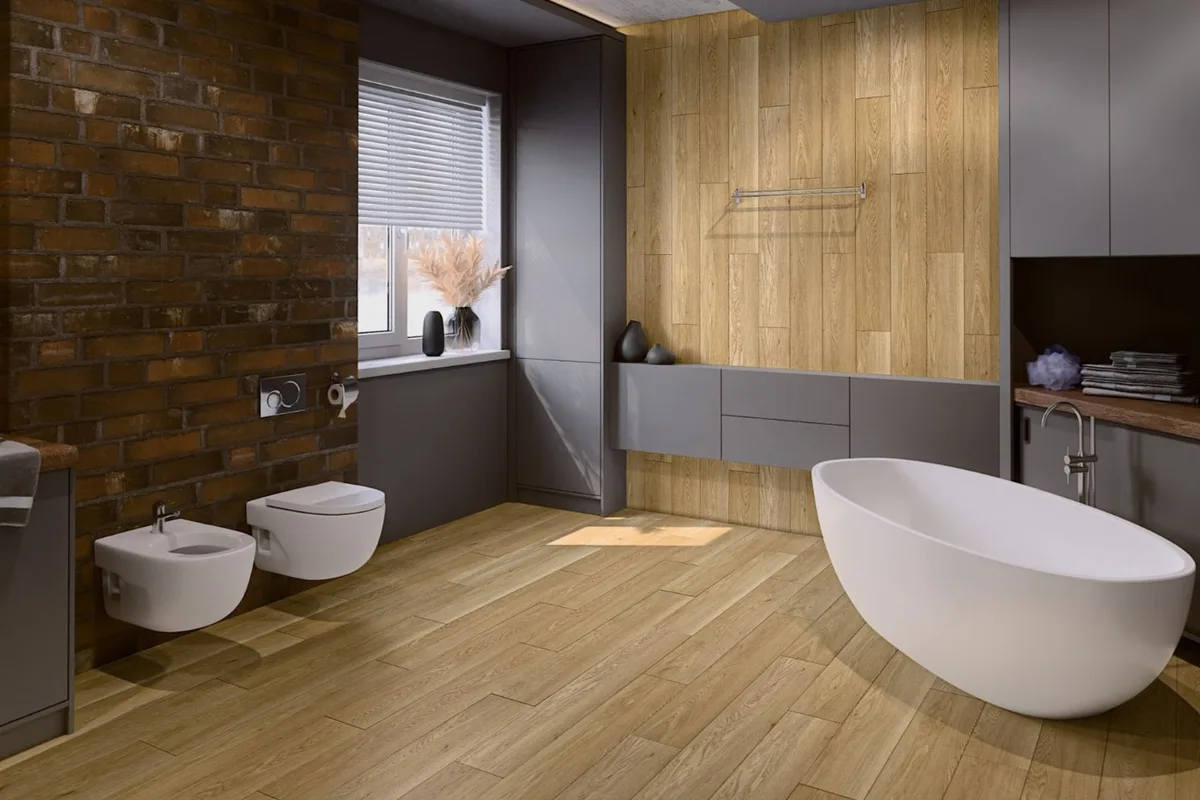 Кварцвиниловый SPC ламинат Damy Floor Family Дуб Медовый DF03-F 1220×180×4