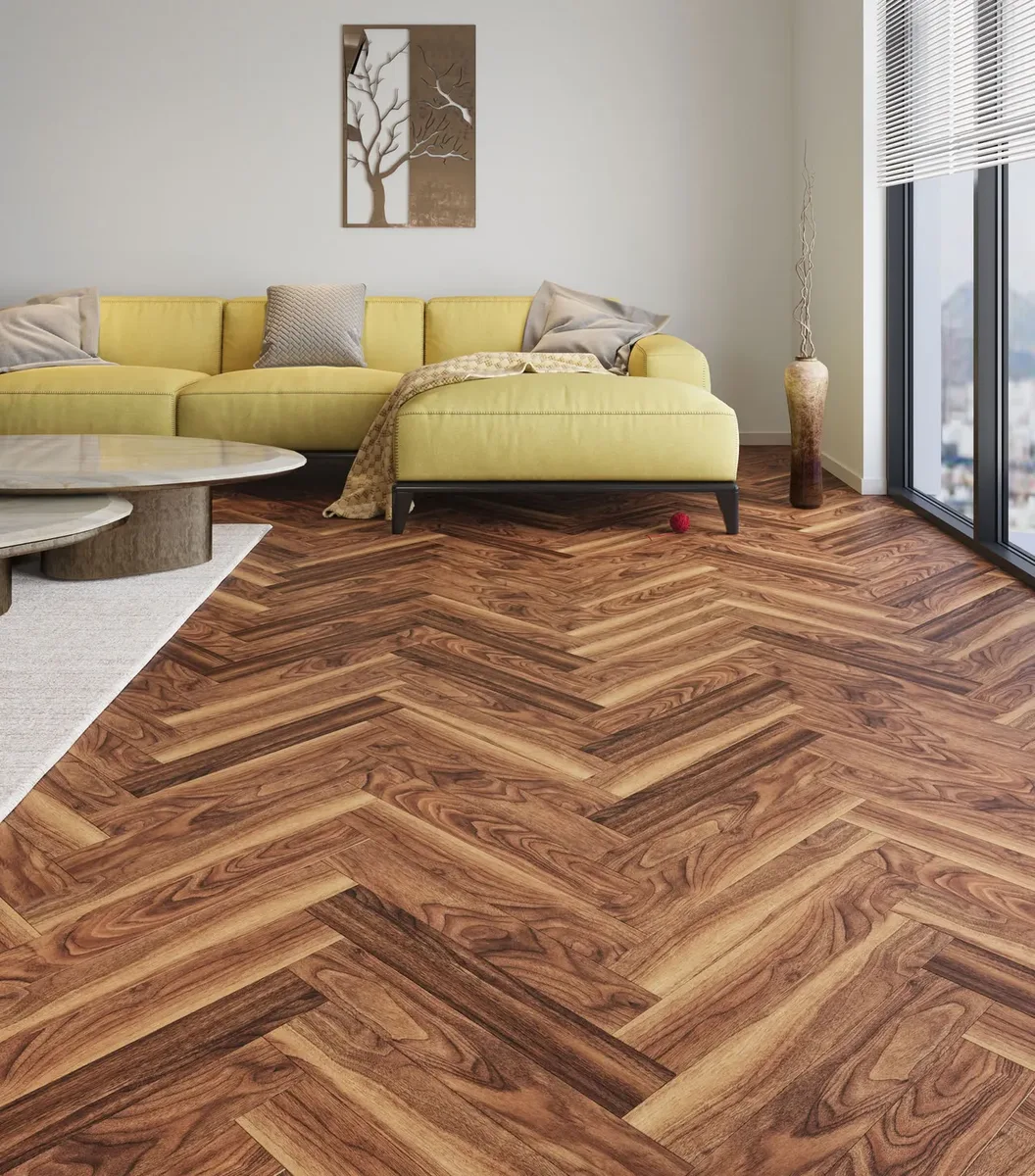 Ламинат My Step Herringbone 12 Szelid MS3512 венгерская елка 600×100×12