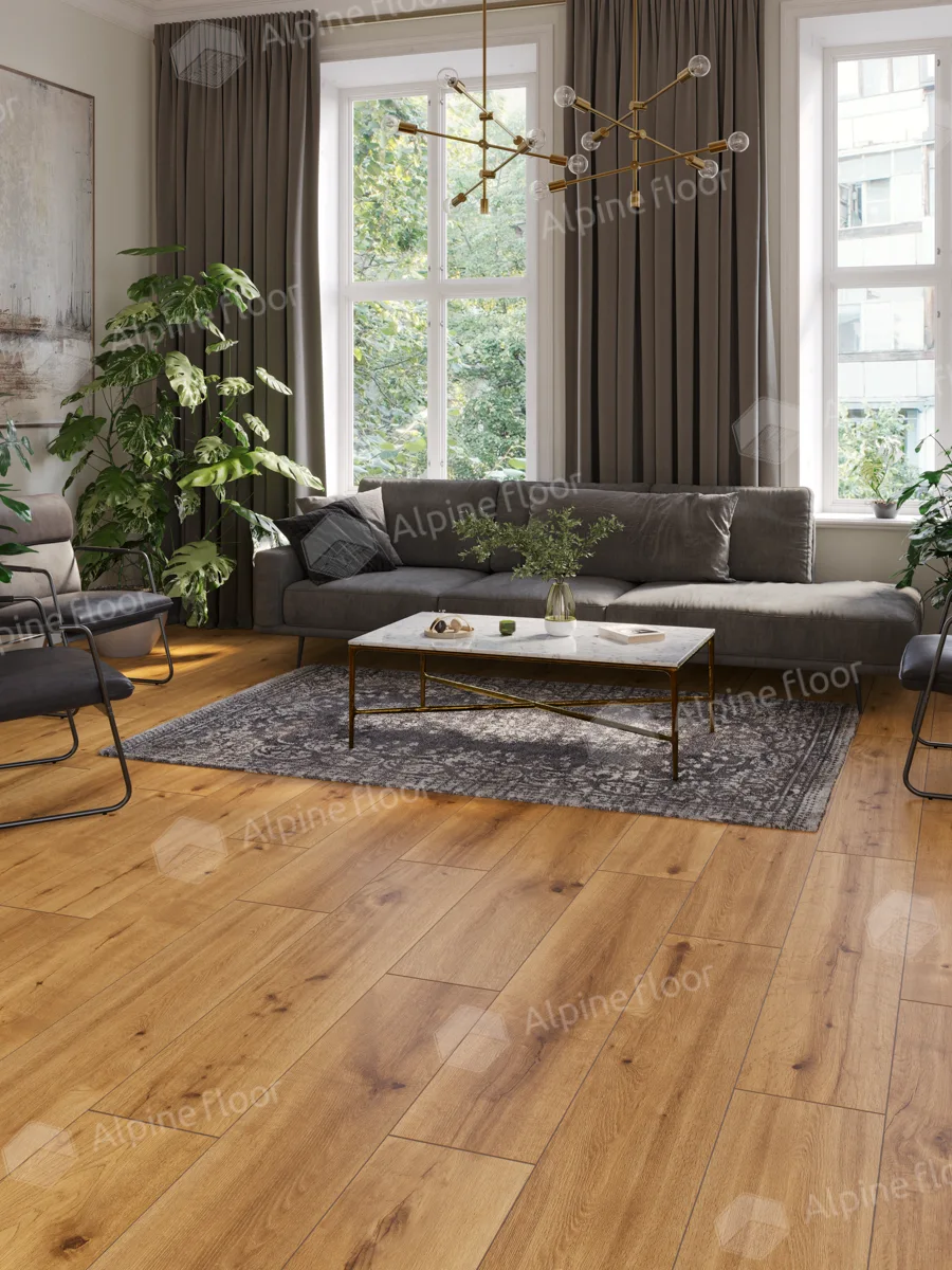Кварцвиниловый SPC ламинат Alpine Floor ProNature Andes 62544 1290×246×4