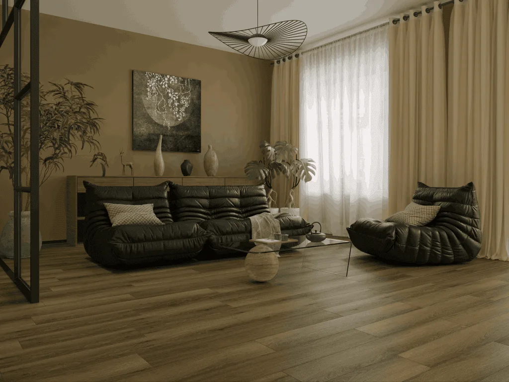 Кварцвиниловый SPC ламинат Alpine Floor Титан 6 Корунд ECO 28-11-R 1220×183×6