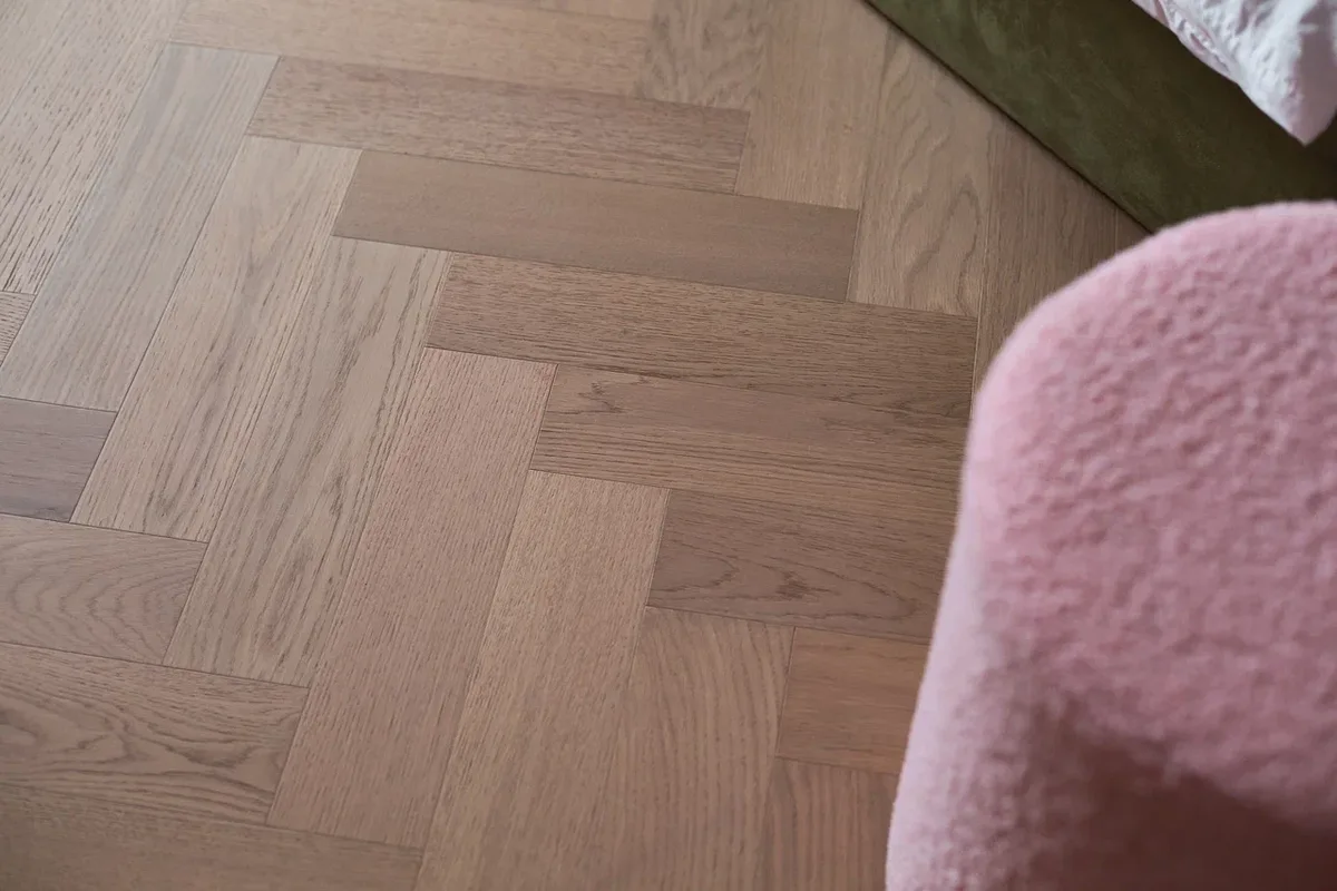 Композитная паркетная доска Quartz Parquet Штучный паркет Дуб Бисквитный 44-1258-07 венгерская елка 400×100×5