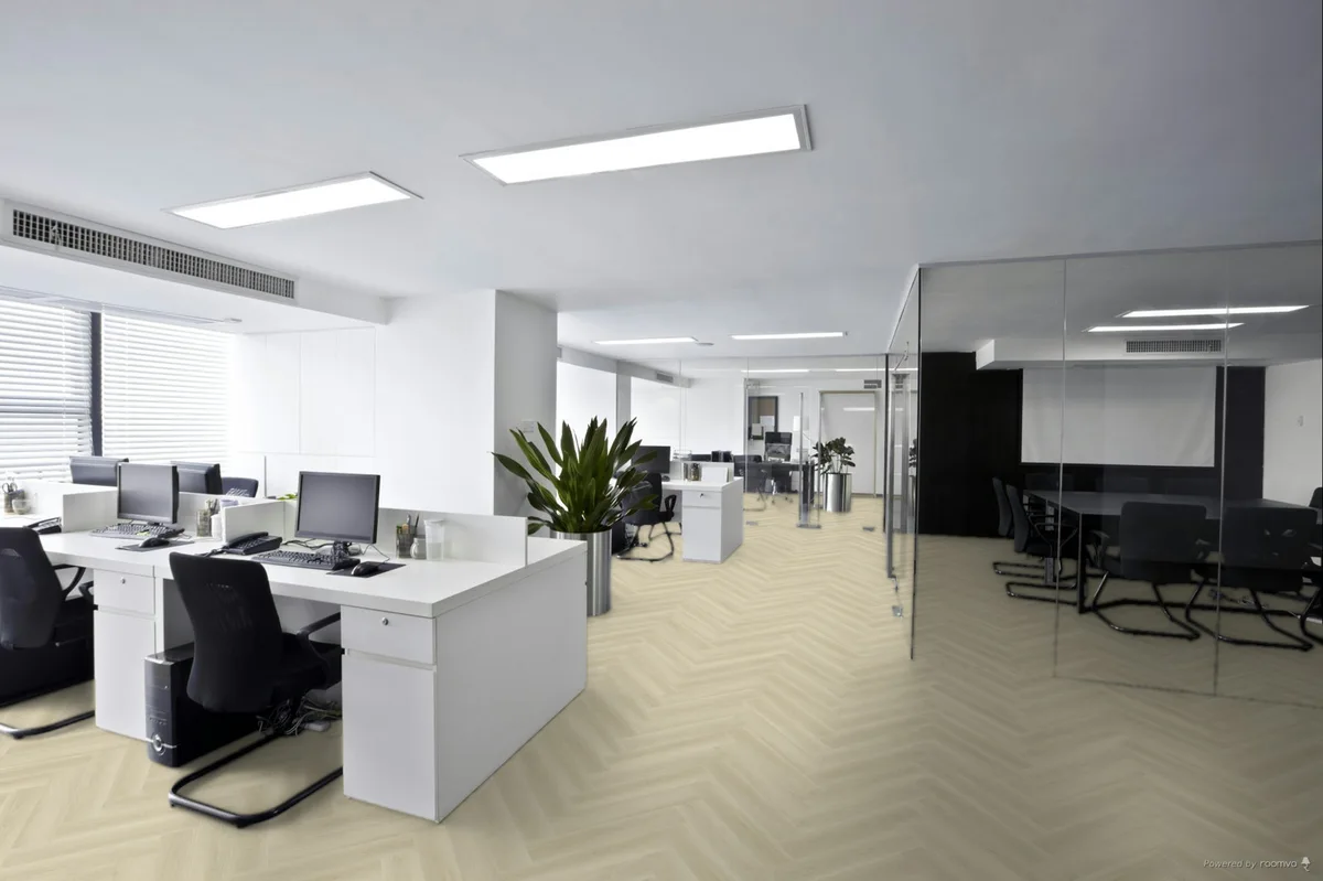 Кварцвиниловая плитка Fargo клеевая Parquet LVT Дуб Сан-Диего 22-588184-01 венгерская елка 595×119×2,5