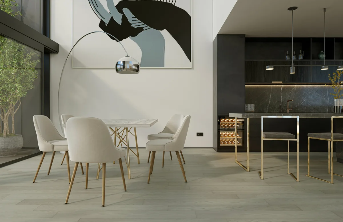 Композитная паркетная доска Quartz Parquet Классик Дуб песочный 408 400-1220×152×7