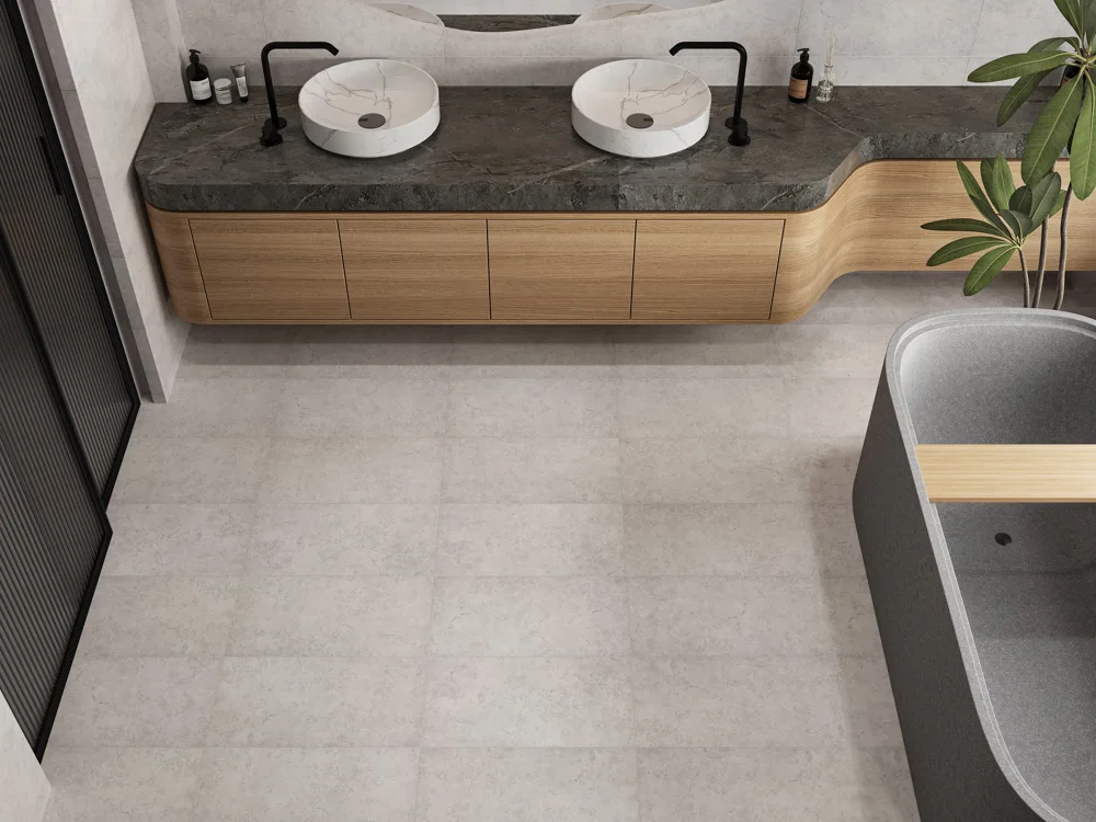 Кварцвиниловый SPC ламинат Cronafloor Stone Гохара XJ87026-17B 600×300×4