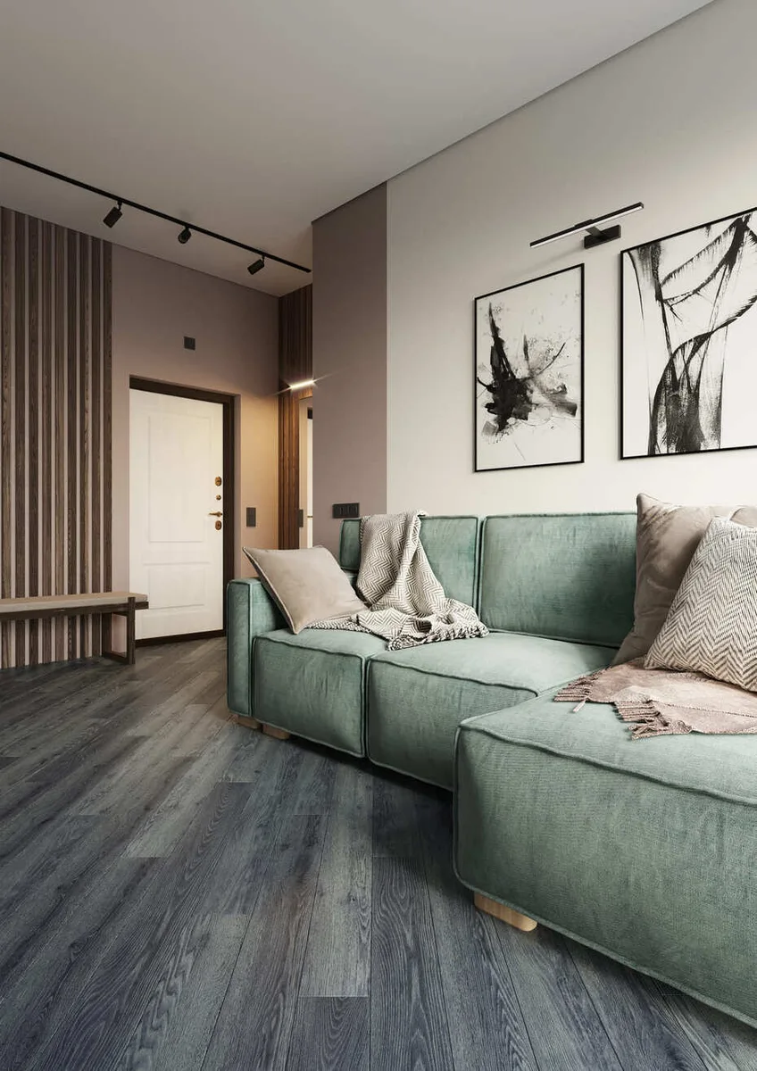 Кварцвиниловый SPC ламинат AlixFloor City Line Дуб Кенийский Серый ALX3020-5 1220×183×5