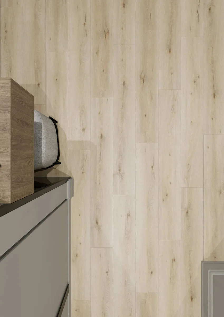 Кварцвиниловый SPC ламинат AlixFloor Natural Line Дуб Скандинавский Светлый ALX3028-7 1220×183×5