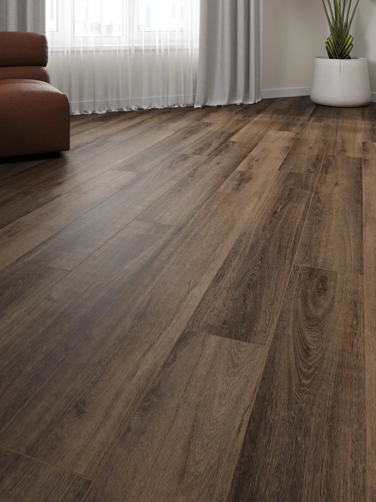 Кварцвиниловый SPC ламинат Cronafloor Grand Sequoia Дуб Обыкновенный 1200×180×5
