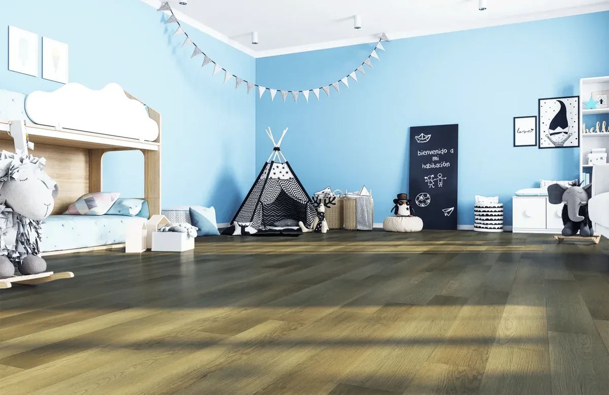 Кварцвиниловый SPC ламинат Home Expert Natural Дуб Золотой лес 0-003 1220×150×3,5