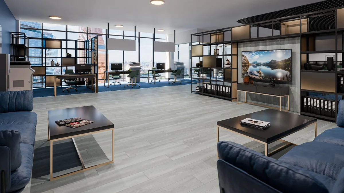 Кварцвиниловая плитка Damy Floor клеевая Family LVT Дуб Зимний TCM304-3-LVT 1227×187×2,5