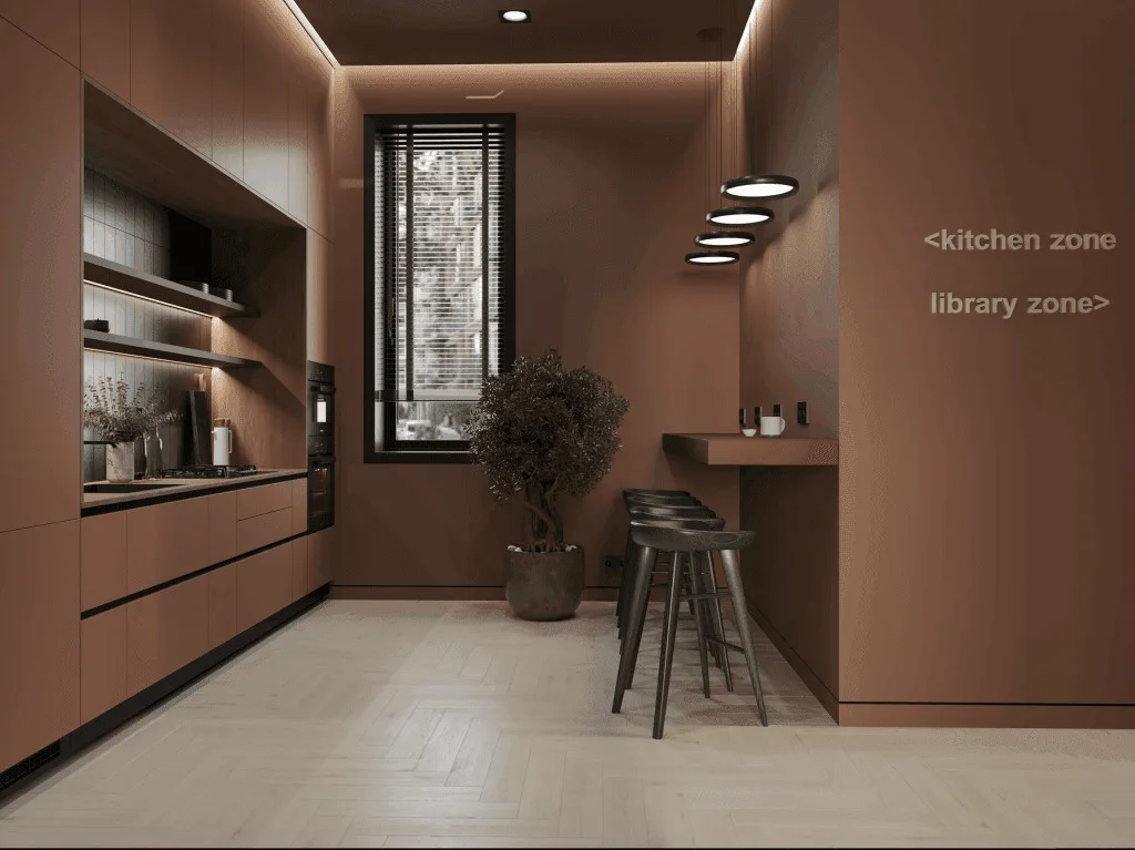 Кварцвиниловый SPC ламинат Norland Parquet Easy Plank 1066-5 венгерская елка 600×125×4