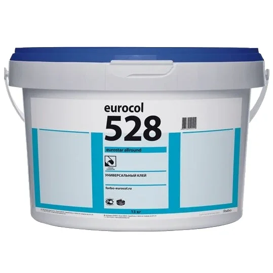 Клей для винилового пола Forbo Eurocol 528 Eurostar Allround водно-дисперсионный 13 кг
