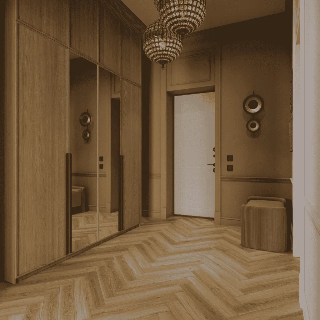 Ламинат Norland Herringbone Elegant Strong Дуб Рива LF304-35 венгерская елка 600×100×12