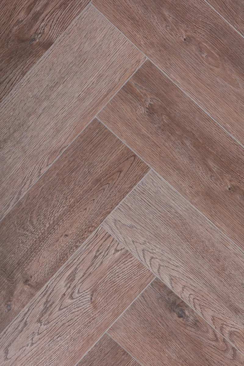 Кварцвиниловый SPC ламинат Evofloor Parguet Click Chestnut Каштан HP 0271 венгерская елка 600×125×4
