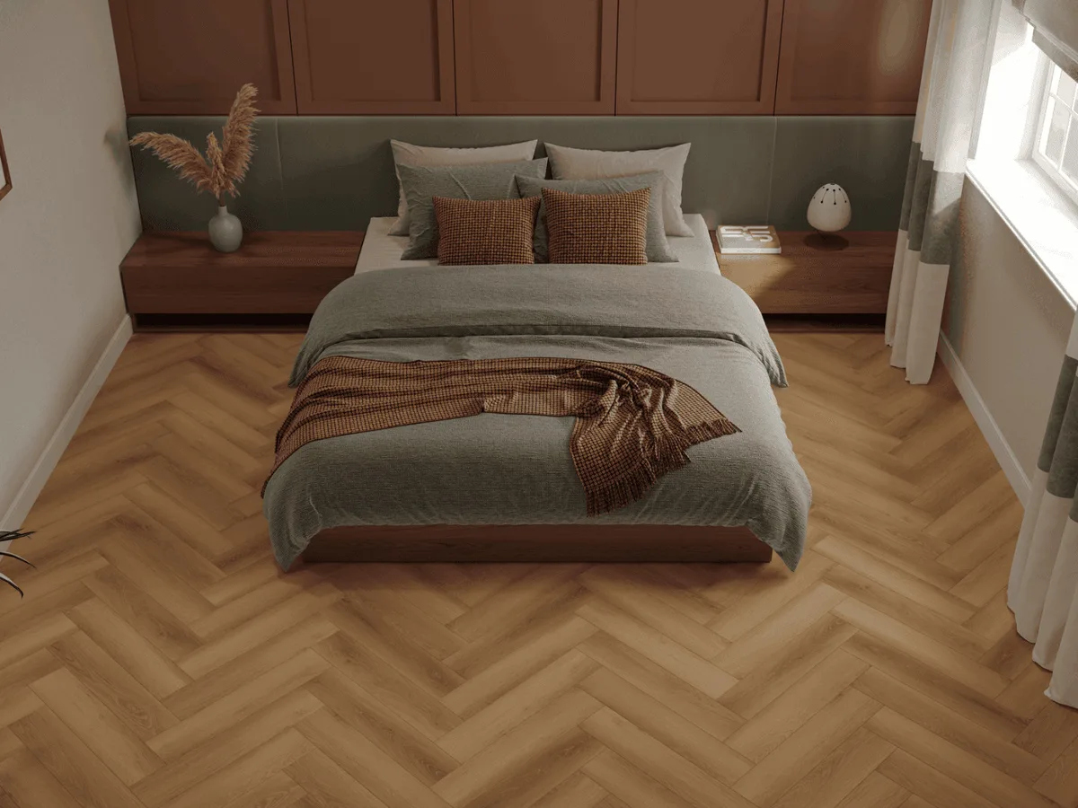 Кварцвиниловый SPC ламинат Norland Parquet S Orel 1055-7 венгерская елка 600×125×4