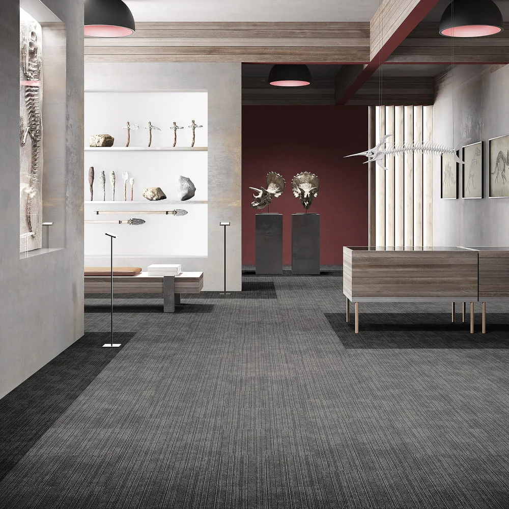 Ковровая плитка Associated Weavers Mambo Tile цвет 96 Platinum 500×500×5,9