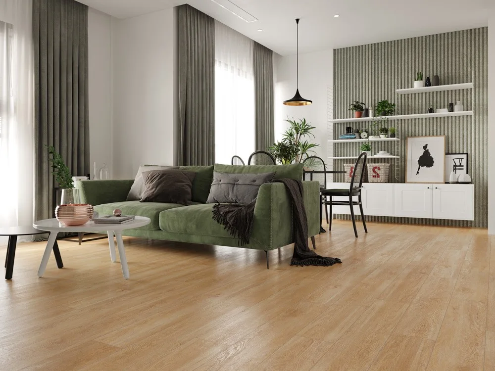 Кварцвиниловая плитка Cronafloor клеевая Wood Дуб Монтара W LVT 008 1200×180×2,5