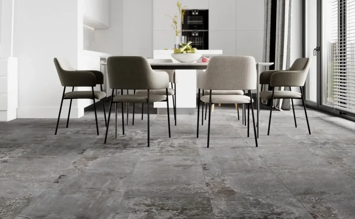 Кварцвиниловая плитка Vinilam клеевая Ceramo Stone Glue Перуанский Камень 91908 950×475×2,5