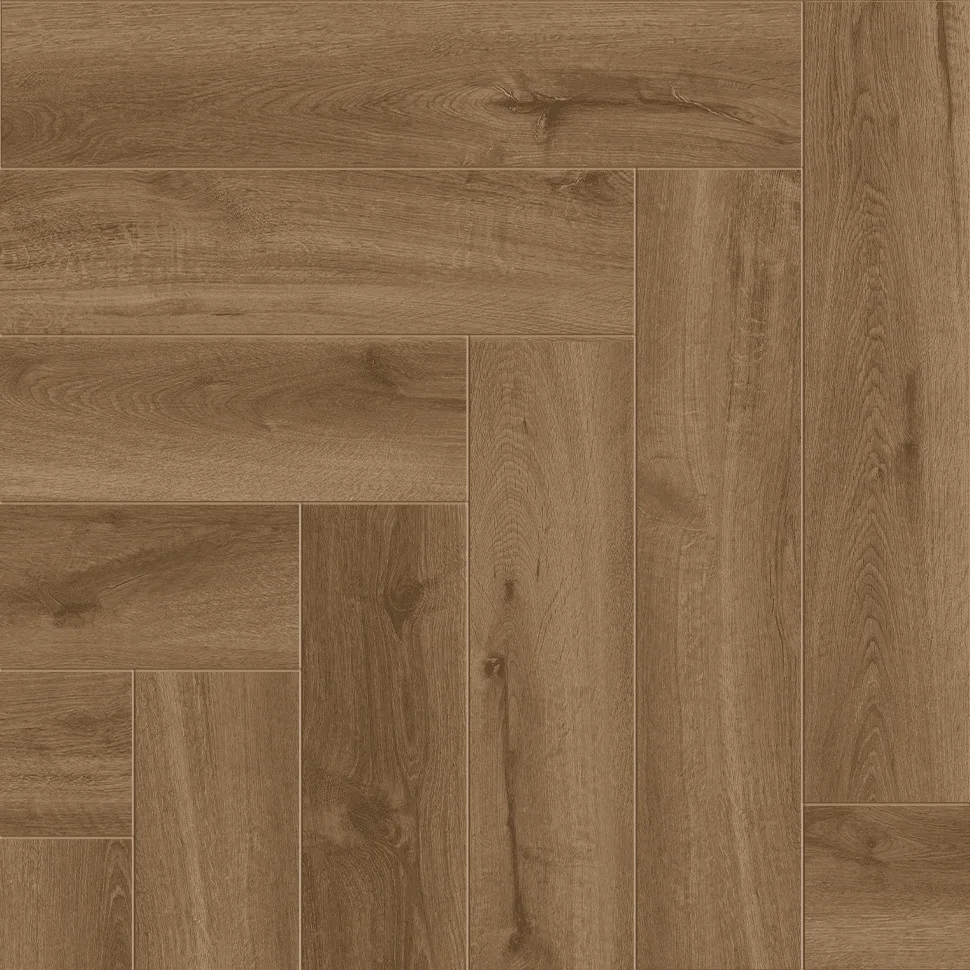 Ламинат Norland Herringbone Elegant Дуб Велла LF303-37 венгерская елка 600×100×8