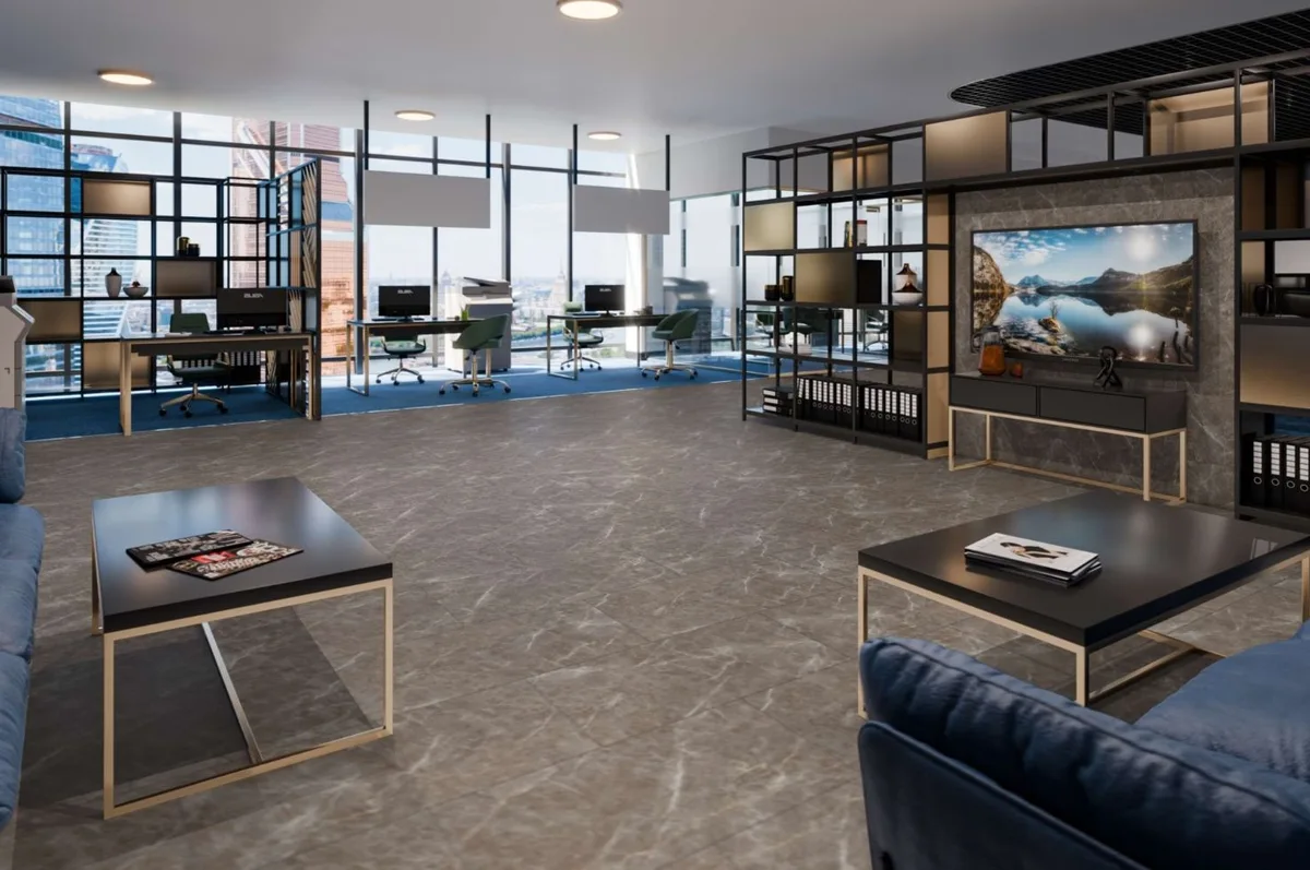 Кварцвиниловая плитка Damy Floor клеевая Ascent LVT Макалу LQ8132-2-LVT 912,4×455,2×2,5