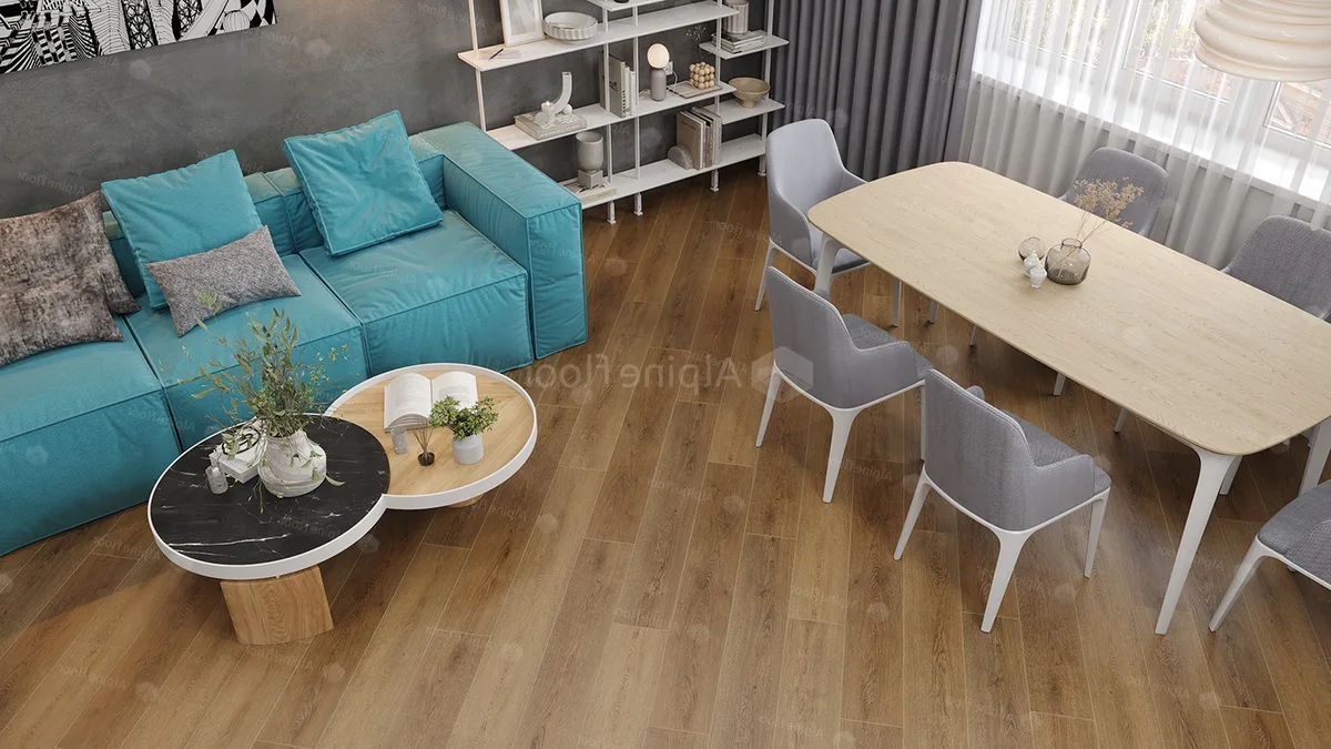 Кварцвиниловый SPC ламинат Alpine Floor Grand Sequoia Пайни ECO 11-28 1220×183×4