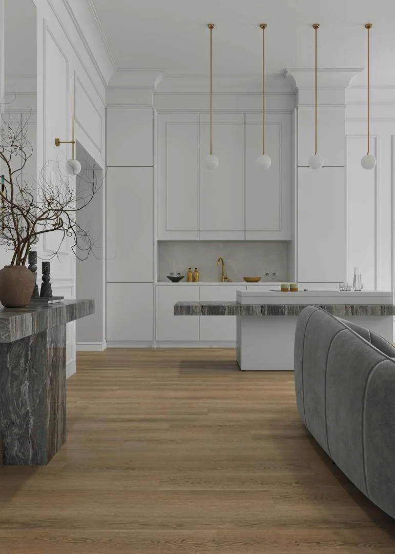 Кварцвиниловая плитка Alpine Floor клеевая Ultra Дуб Фридрих ЕСО 5-42 1219,2×184,15×2
