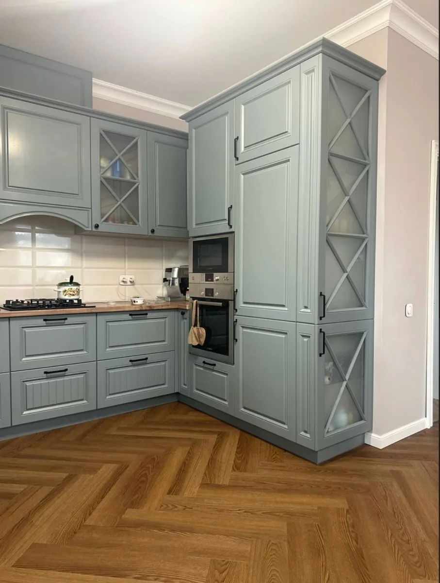Кварцвиниловый SPC ламинат Vinilam Parquet Herringbone Паркет Винсент IS11200 венгерская елка 720×120×6,5