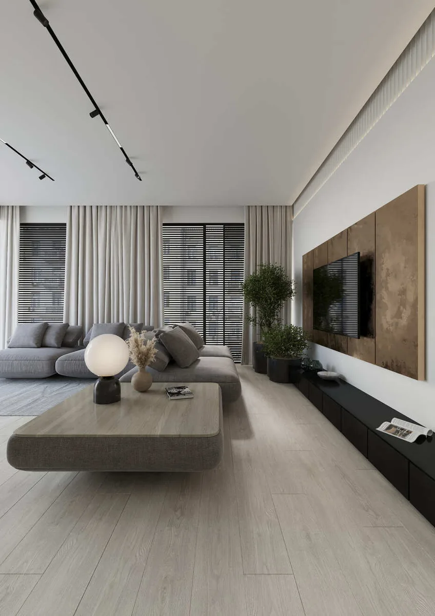 Кварцвиниловый SPC ламинат AlixFloor City Line Дуб Вельветовый Серый ALX1565-6 1220×183×5
