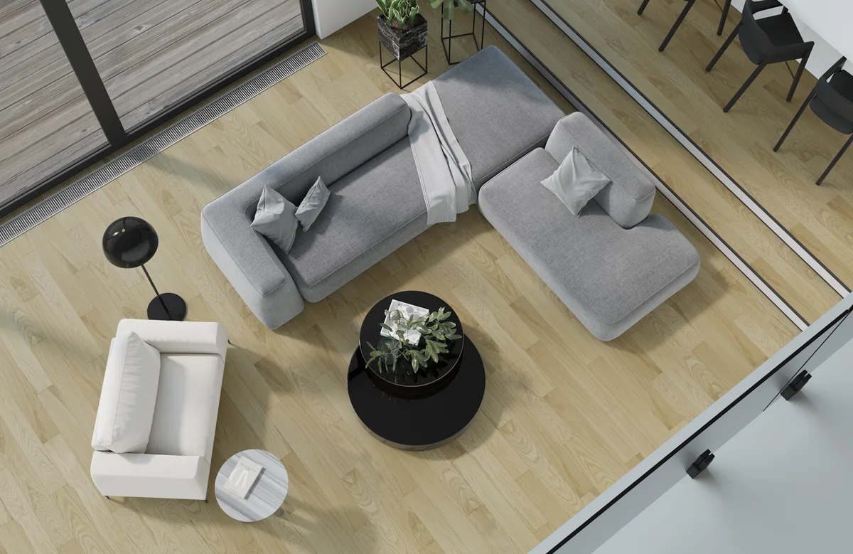 Композитная паркетная доска Quartz Parquet Классик Дуб тоскана 407 400-1220×152×5