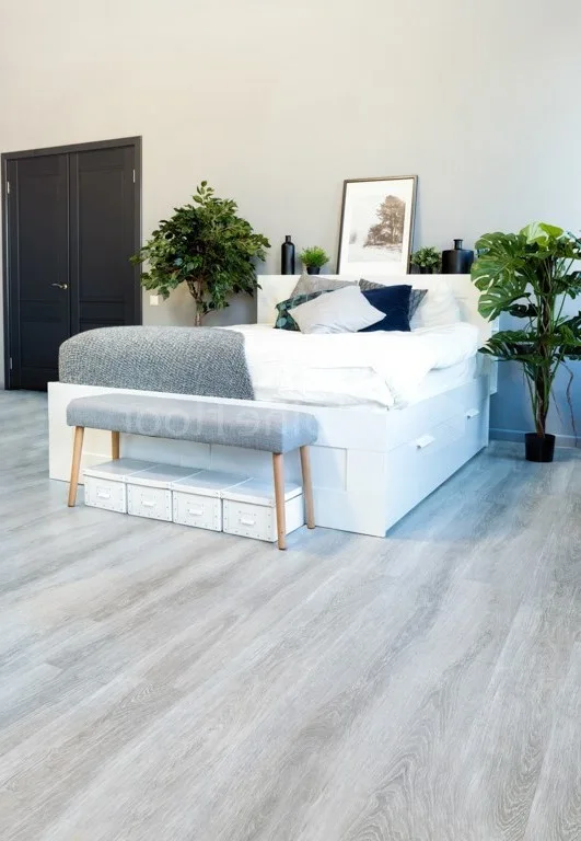 Кварцвиниловая плитка Alpine Floor клеевая Ultra Дуб Туманный ECO 5-26 1219,2×184,15×2