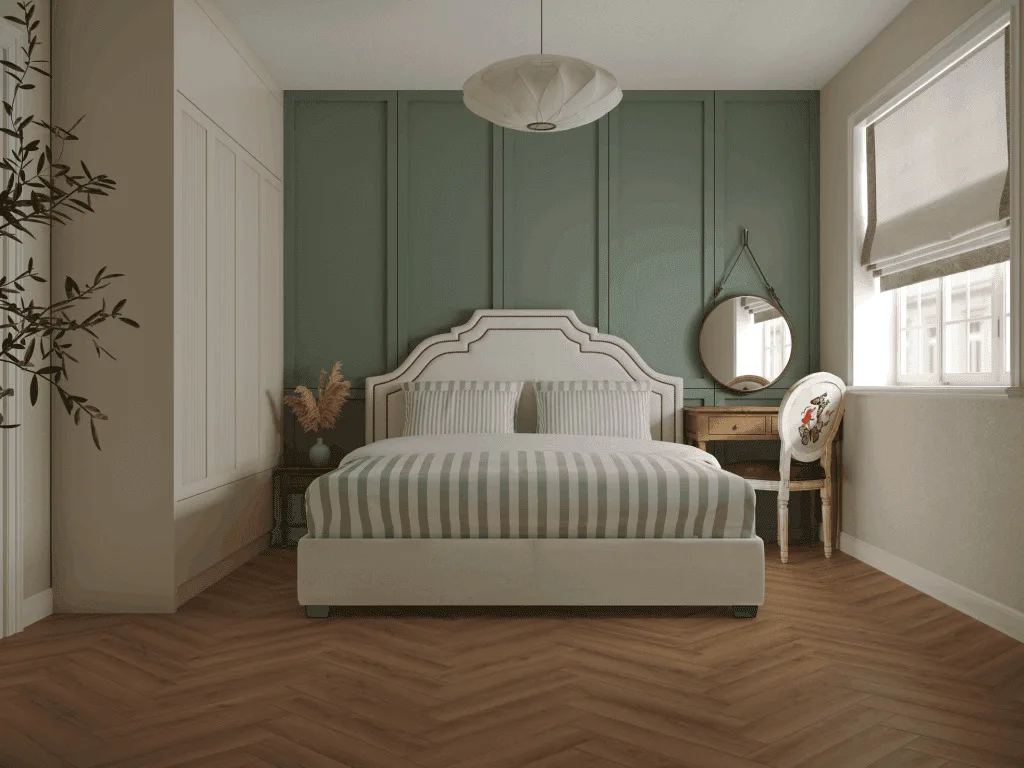Кварцвиниловый SPC ламинат Norland Parquet S Ladoga 1055-6 венгерская елка 600×125×4