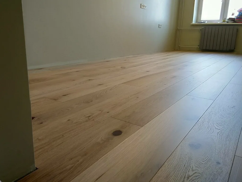 Инженерная доска Cora Natural Oak Pure rustic 1600-2400×155×16
