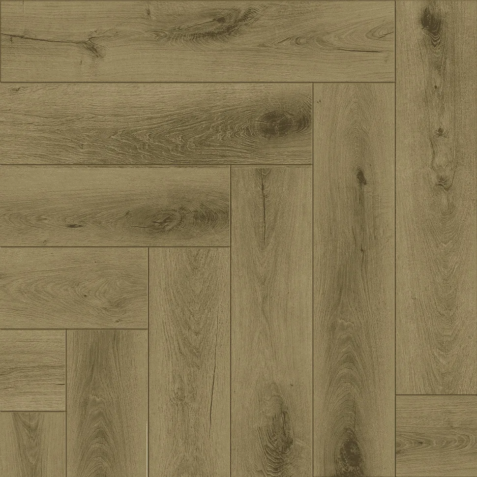 Ламинат Norland Herringbone Elegant Дуб Элла LF303-41 венгерская елка 600×100×8