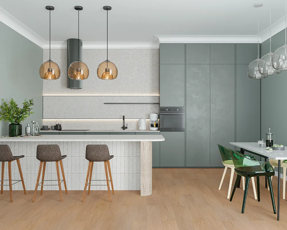 Кварцвиниловый SPC ламинат Alta Step Gusto Дуб Брауни SPC3309 1218×180×4,3