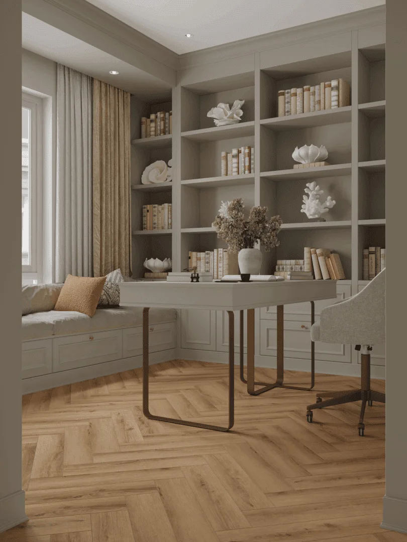 Кварцвиниловый SPC ламинат Norland Parquet S Onega 1055-3 венгерская елка 600×125×4