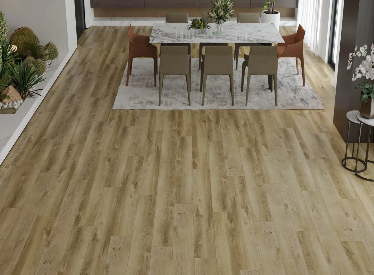 Кварцвиниловый SPC ламинат Alpine Floor Premium 12 Дуб Серена ECO 24-5 1524×228×12