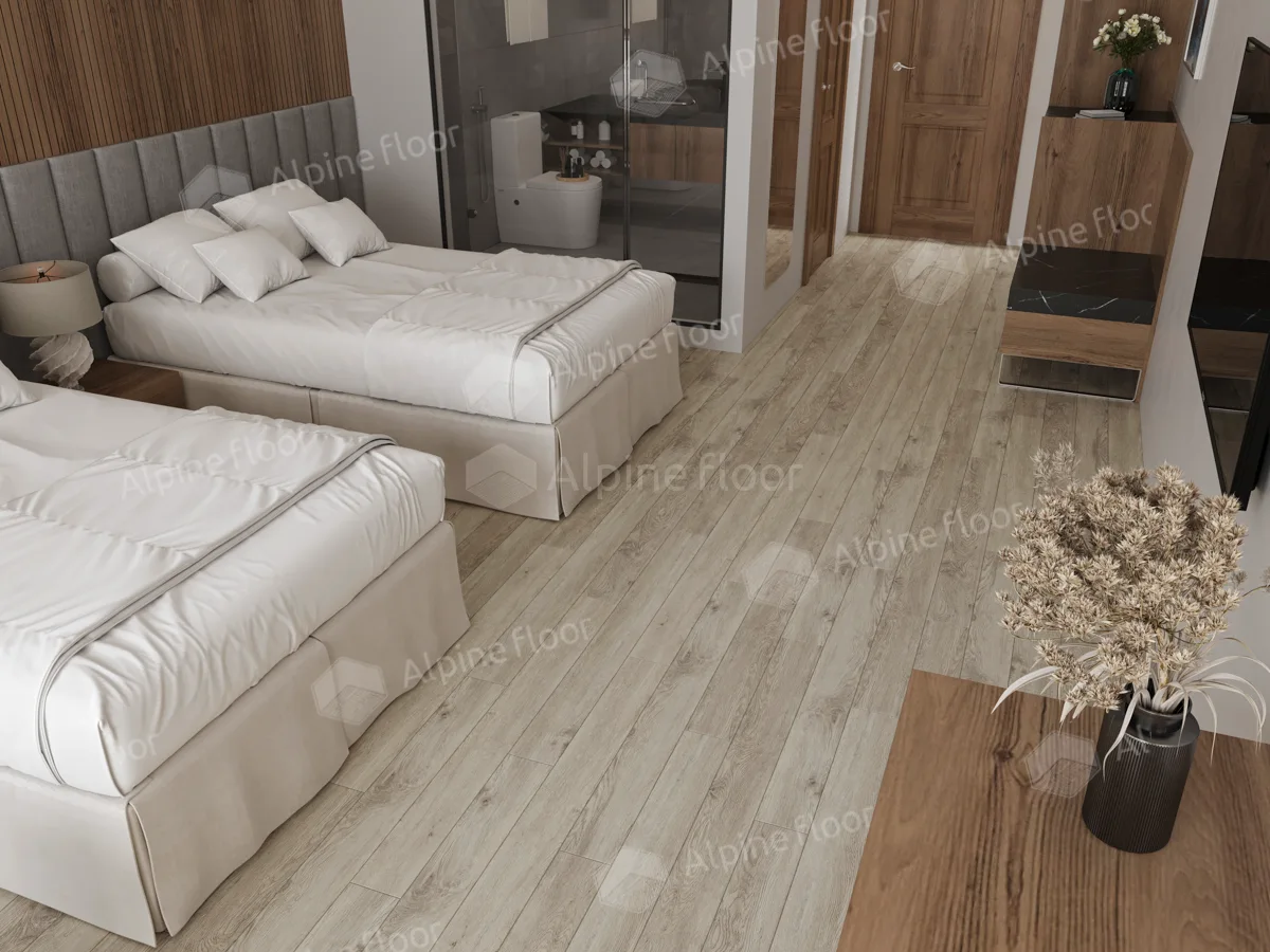 Кварцвиниловый SPC ламинат Alpine Floor Grand Sequoia Village Карите ECO 11-907 1220×125×4