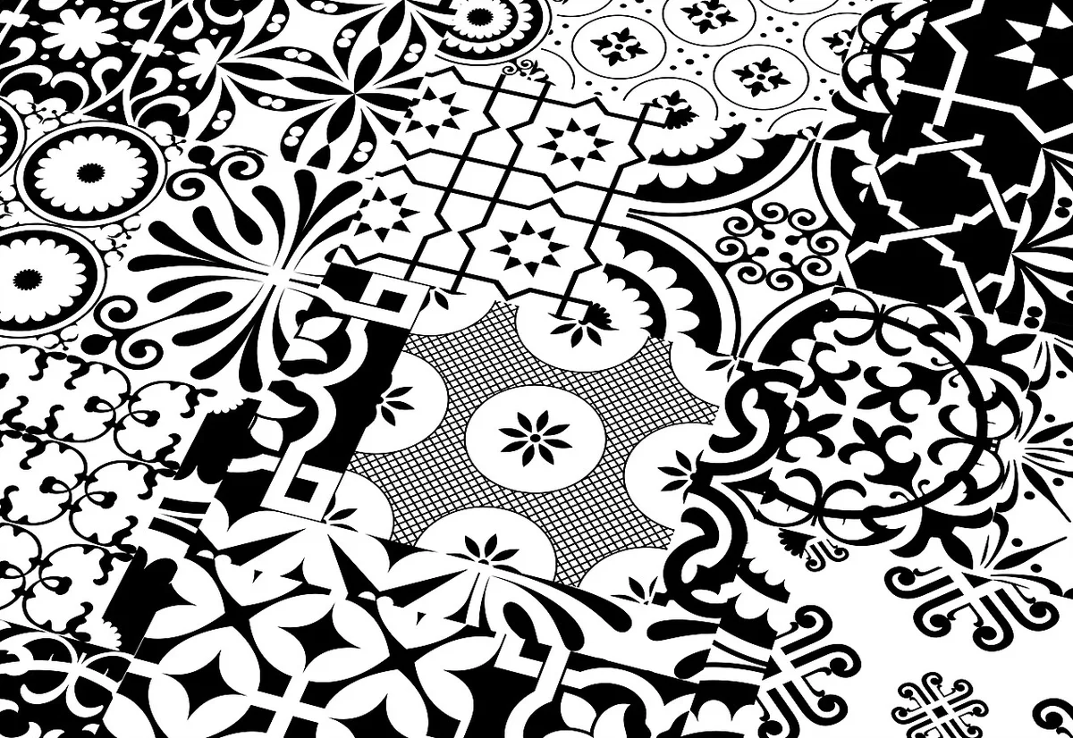 Ламинат Falquon Quadraic Black&White Q002 810×400×8