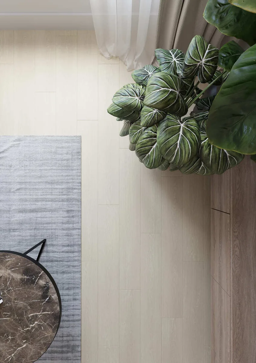 Кварцвиниловый SPC ламинат AlixFloor Natural Line Дуб Беленый Светлый ALX3032-10 1220×183×5
