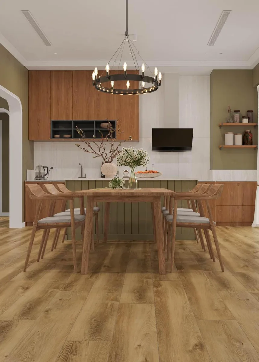 Кварцвиниловый SPC ламинат Alpine Floor Premium 12 Дуб Дюна ECO 24-6 1524×228×12