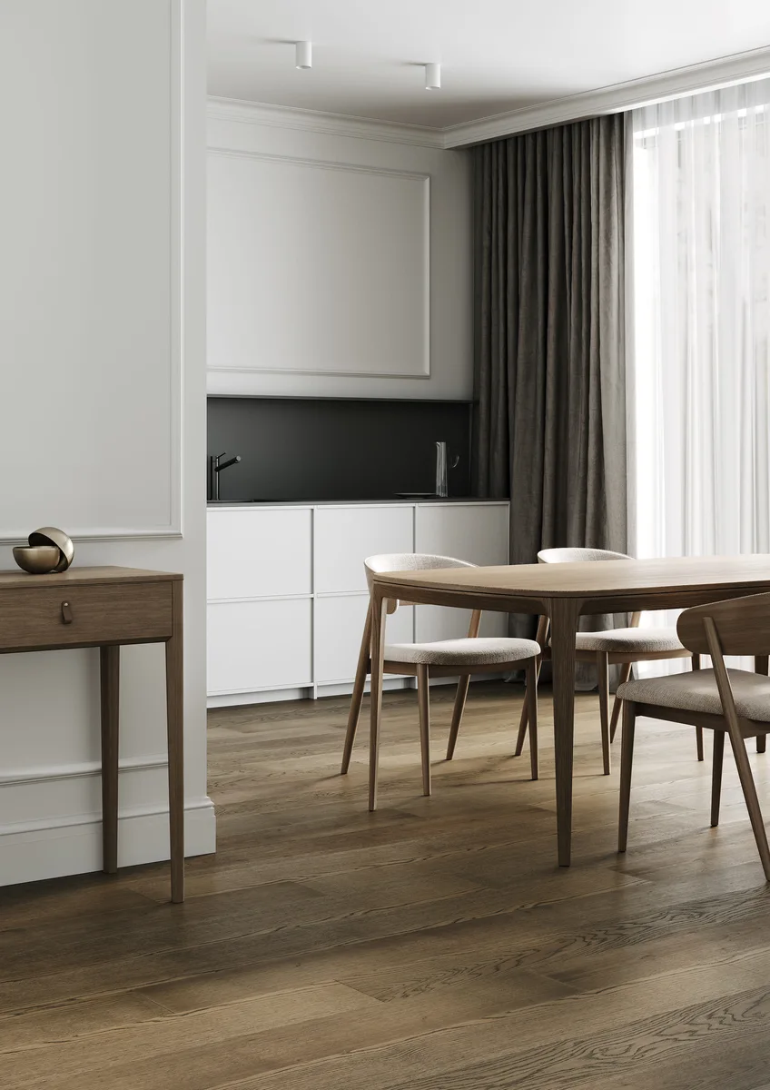 Композитная паркетная доска Quartz Parquet Престиж Дуб Амбарный 1258-04 ABCD 700-1900×190×7