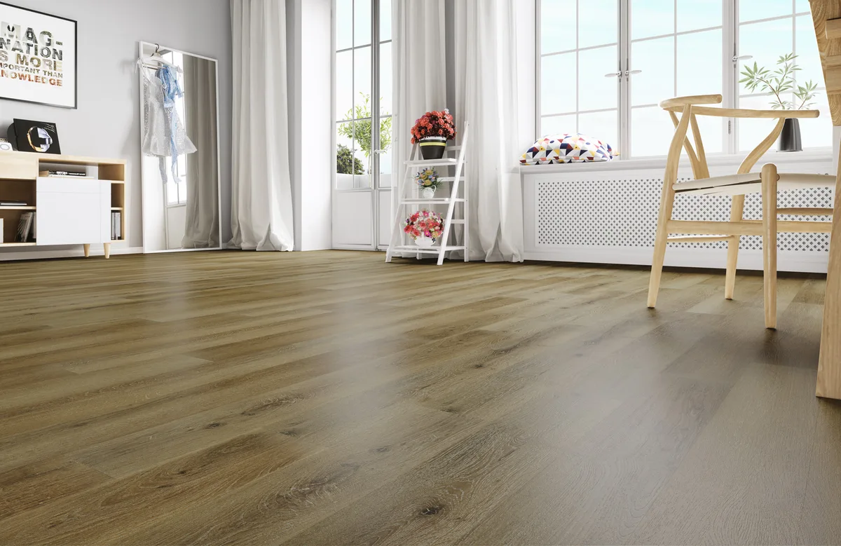 Кварцвиниловый SPC ламинат Fargo Comfort Дуб Калифорния 66W963 1220×150×4