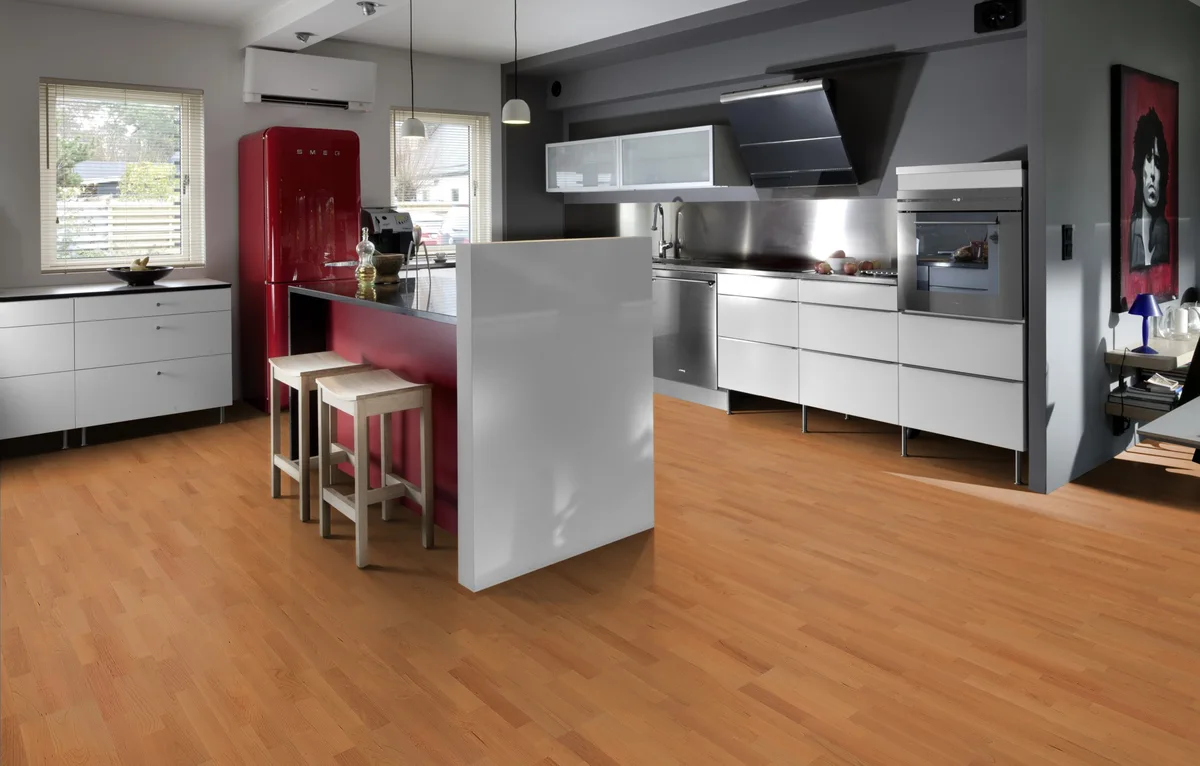 Паркетная доска Kahrs Американская Вишня Саванна Savannah 153N15CH50KW240 Calm 2423×200×15