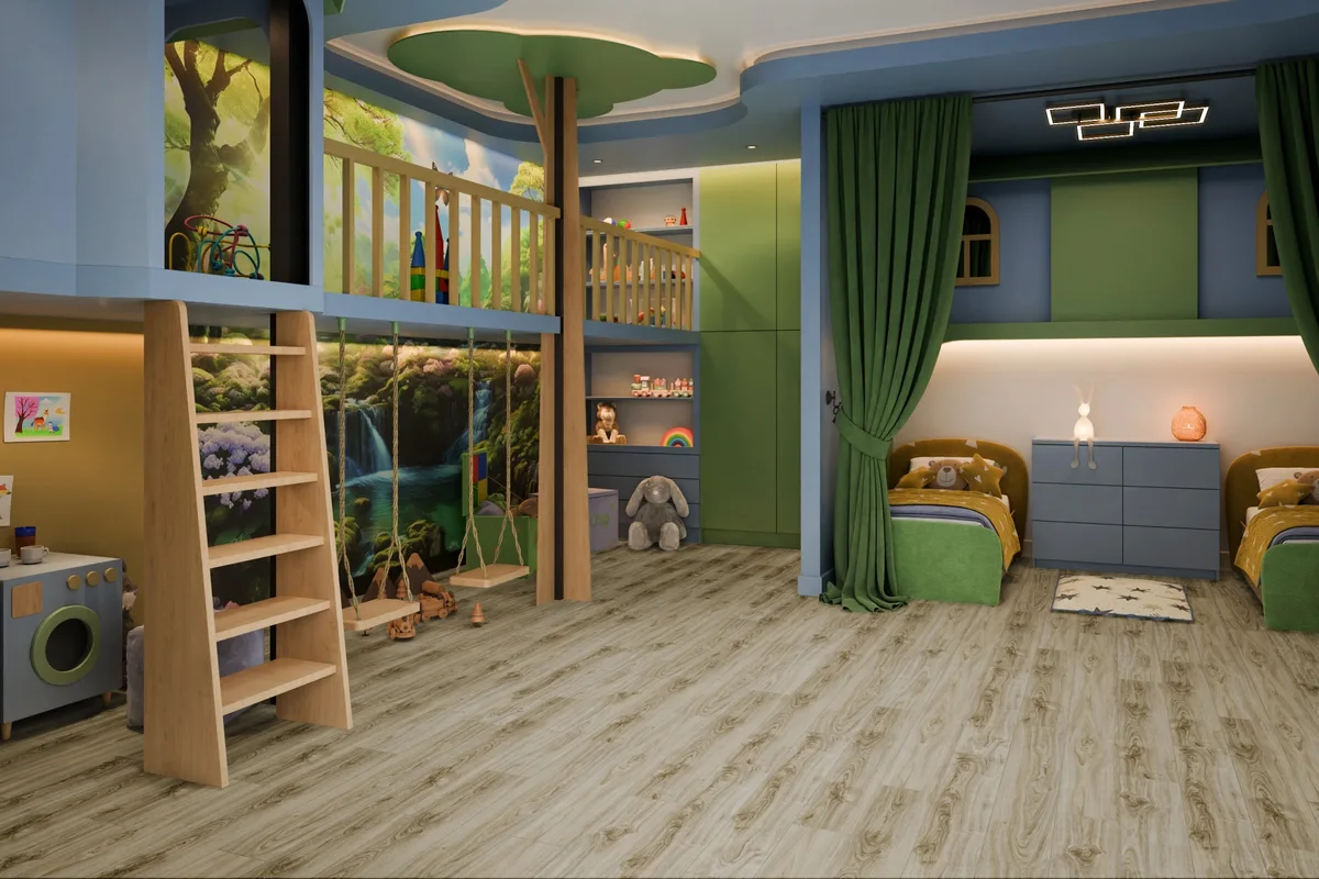 Кварцвиниловый SPC ламинат Damy Floor Family Дуб Белый SL3739-3 1220×180×4