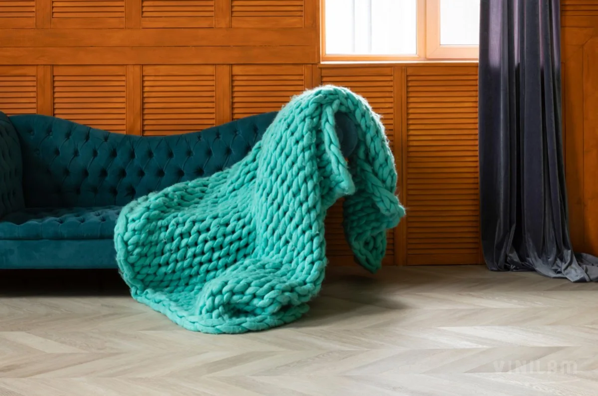 Кварцвиниловый SPC ламинат Vinilam Parquet Chevron Шеврон Сезар RI4445118CL4 французская елка 1293×305×8,5