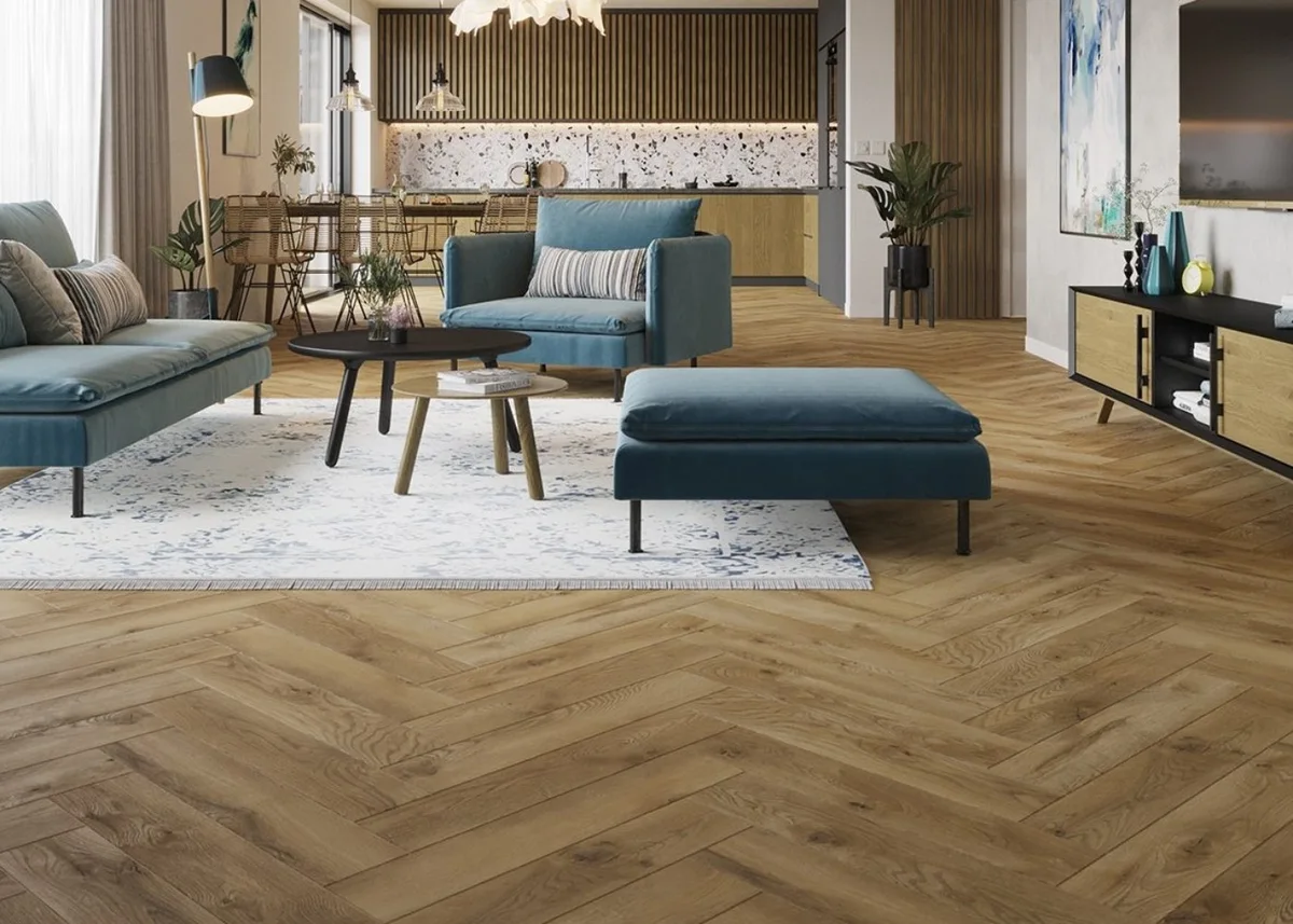 Ламинат Alpine Floor Ville Дуб Каррито 63262 венгерская елка 643x131×8
