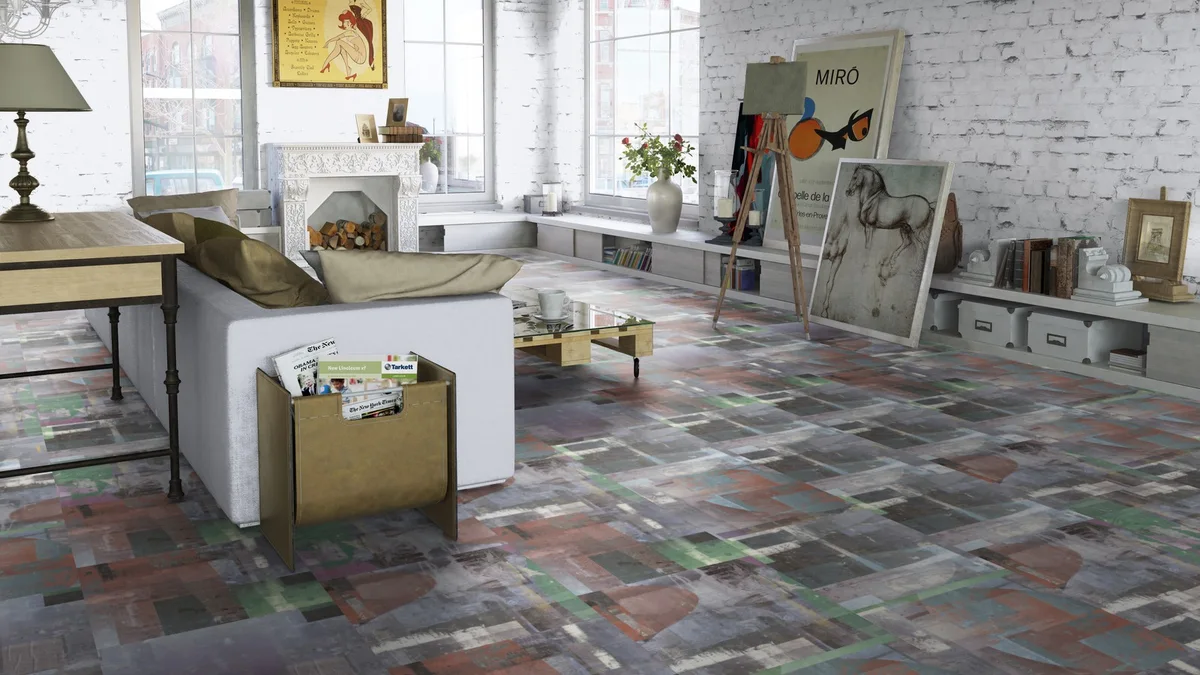 Кварцвиниловая плитка Tarkett Art Vinyl клеевая Lounge Digi Edition Paul DJ 457,2×457,2×3