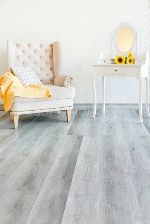 Кварцвиниловая плитка Alpine Floor клеевая Ultra Дуб Пепельный ECO 5-16 1219,2×184,15×2