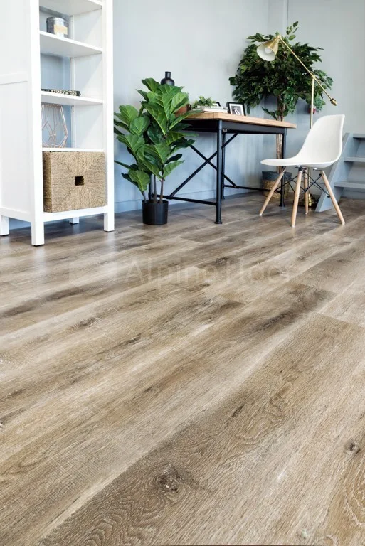Кварцвиниловая плитка Alpine Floor клеевая Ultra Дуб Медовый ECO 5-17 1219,2×184,15×2