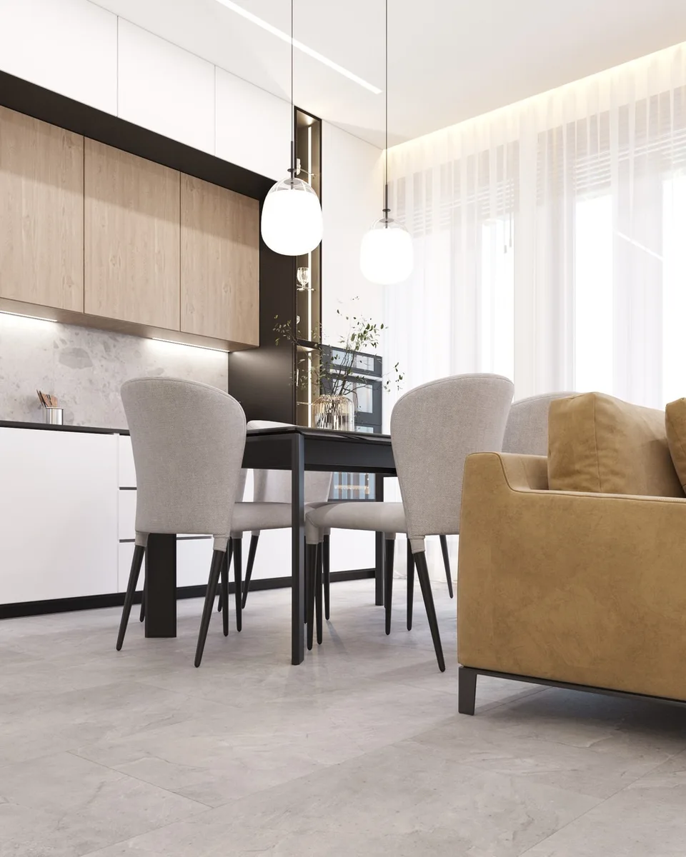 Кварцвиниловый SPC ламинат Vinilam Ceramo Stone Элейский Камень 91903 940×470×8